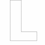 letras grandes do alfabeto l