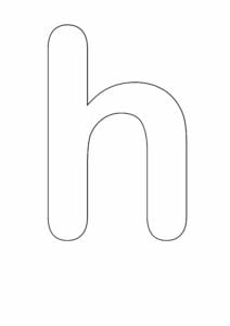 letras grandes h