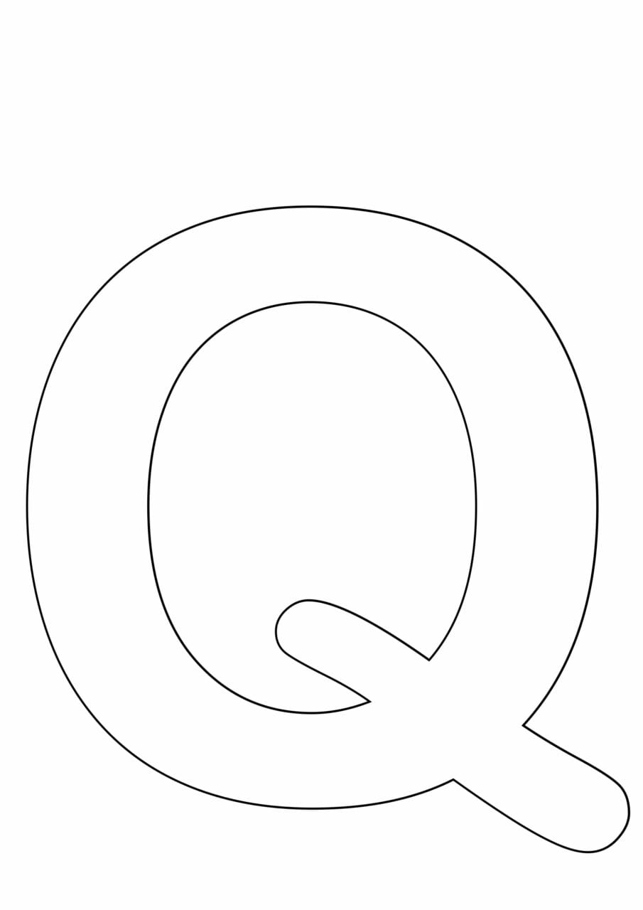 letras grandes maiusculas para imprimir q