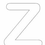 letras grandes maiusculas para imprimir z