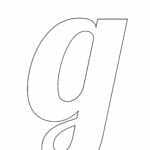 letras grandes minusculas para imprimir g