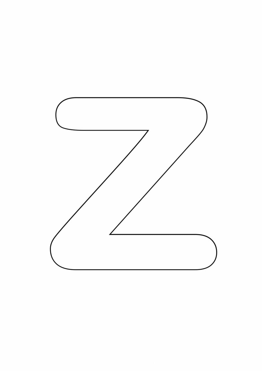 letras grandes minusculas para imprimir z