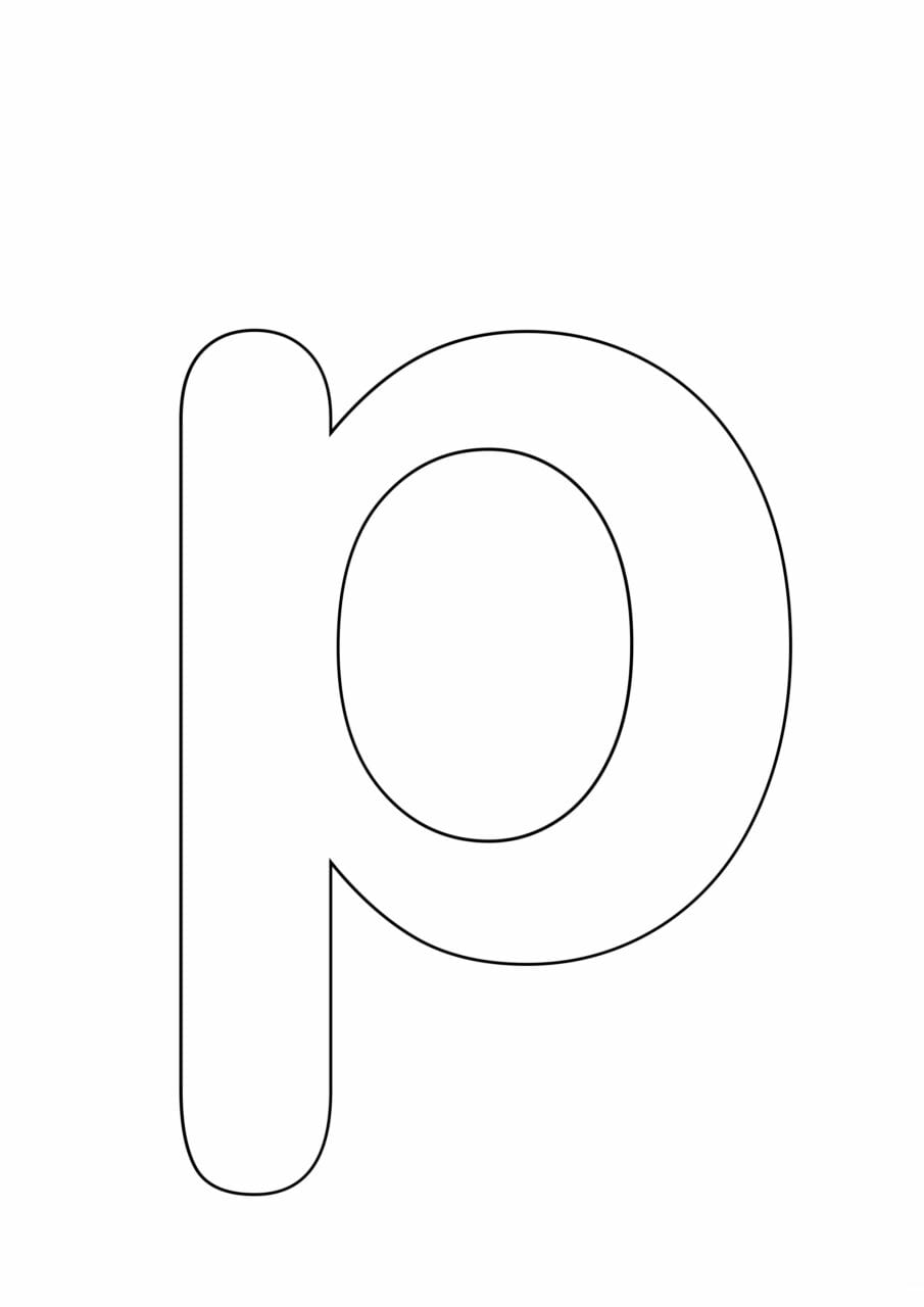 letras grandes p