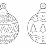 bolas de natal para colorir simbolo natalino