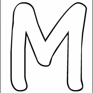 figura com a letra m